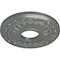 Ekena Millwork Nadia Ceiling Medallion (Fits Canopies up to 4 7/8"), 12 1/8"OD x 3 5/8"ID x 7/8"P, Silver CM12NASLS - alternate 4